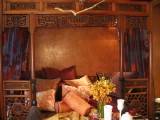 Morocco Inspired Golden Waxed plaster